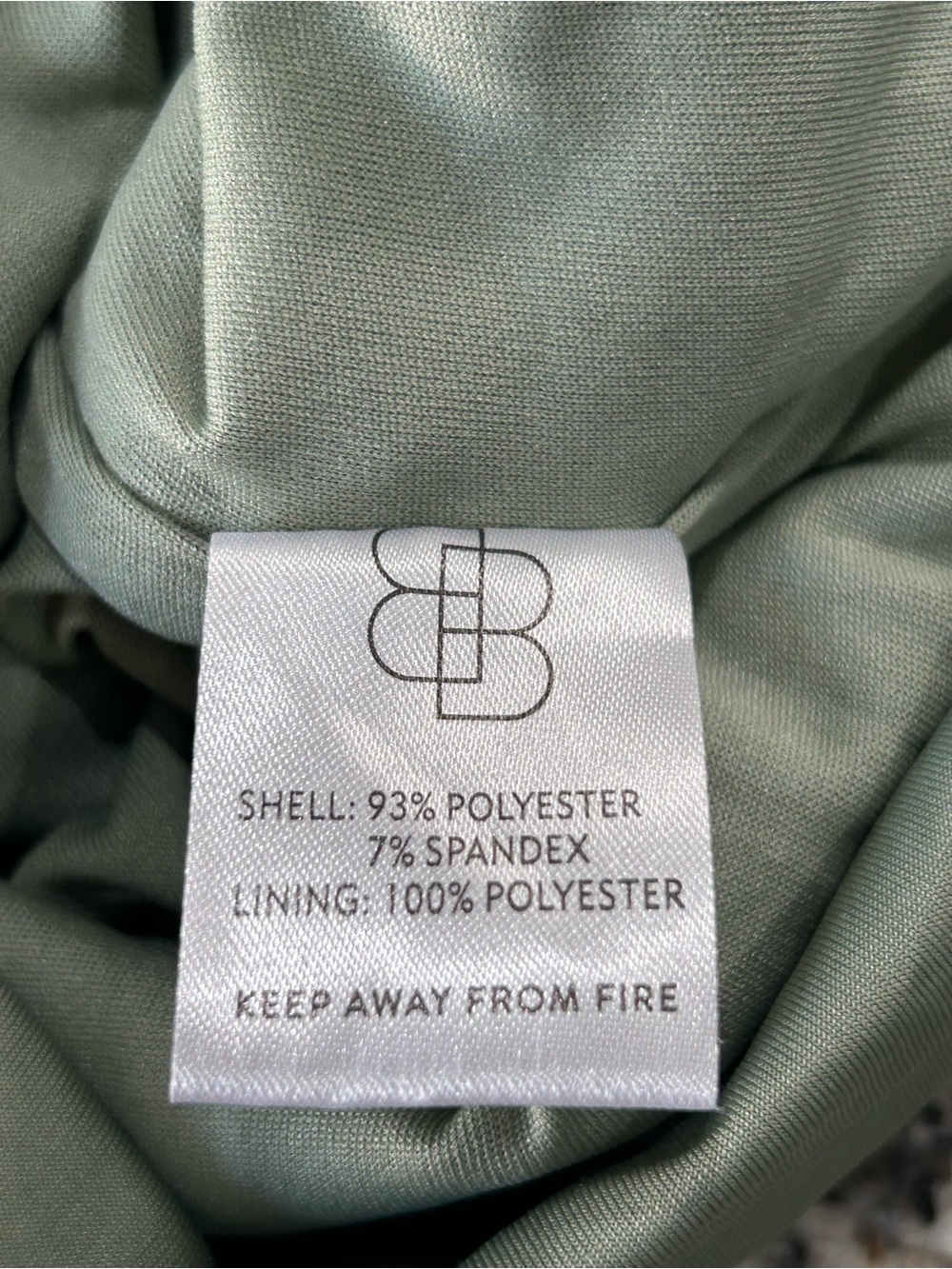 Baltic Born NWT Camden Town Midi Dress Medium in Dusty Sage Green Ruched Detail - Picture 13 of 13